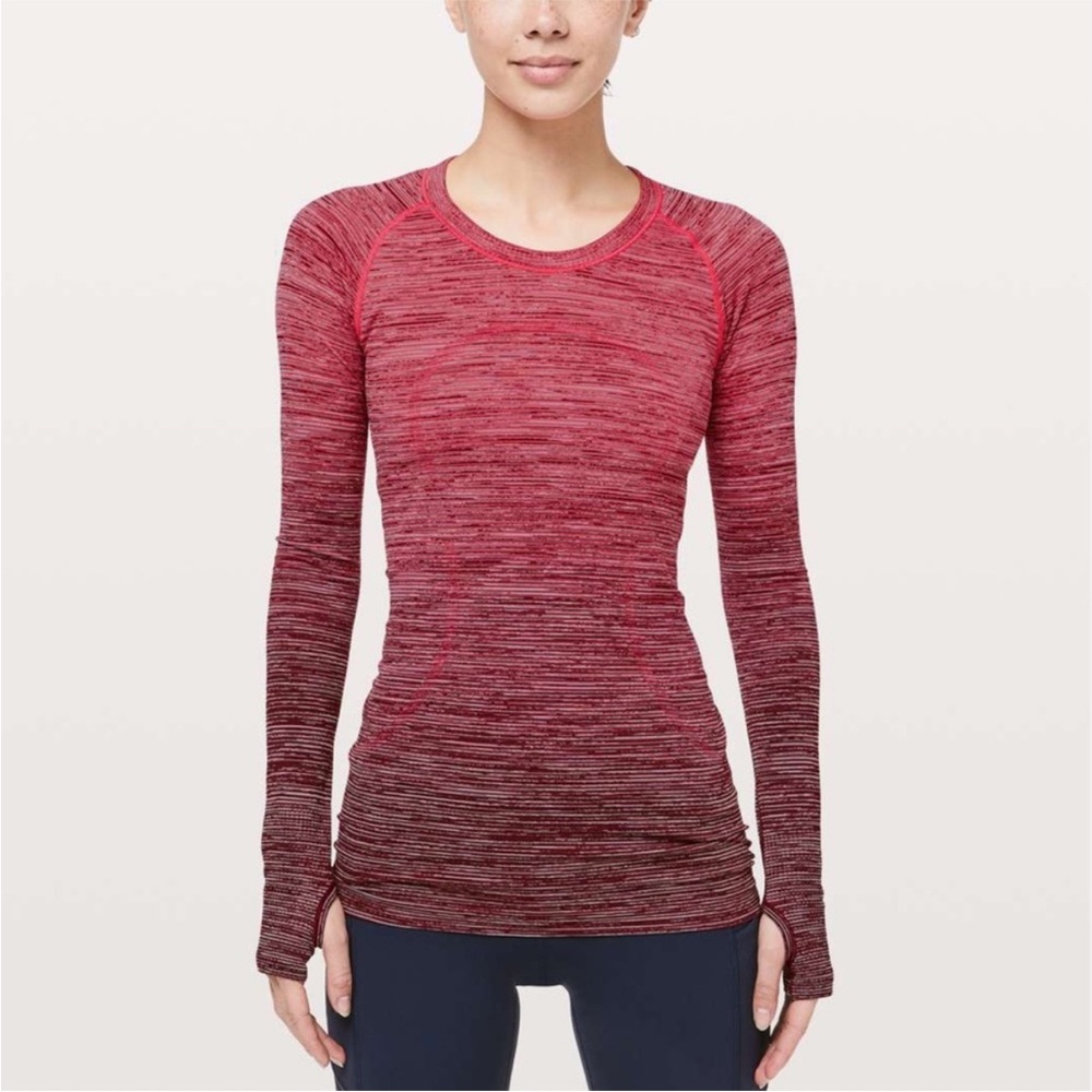 Lululemon Swiftly Tech Long Sleeve Crew Sz 2